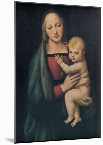 The Madonna Del Granduca-Raphael-Mounted Art Print