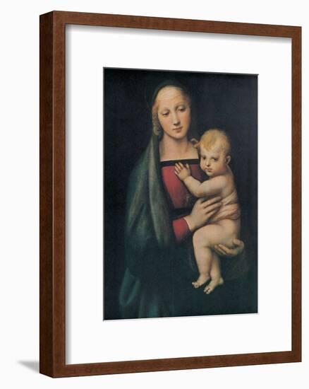 The Madonna Del Granduca-Raphael-Framed Art Print