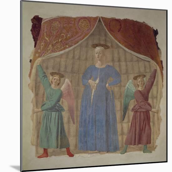 The Madonna Del Parto, c.1450-70-Piero della Francesca-Mounted Giclee Print