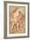 The 'Madonna Del Rosario' with St. Dominic and St. Catherine of Siena-Guercino (Giovanni Francesco Barbieri)-Framed Giclee Print