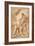 The 'Madonna Del Rosario' with St. Dominic and St. Catherine of Siena-Guercino (Giovanni Francesco Barbieri)-Framed Giclee Print