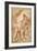 The 'Madonna Del Rosario' with St. Dominic and St. Catherine of Siena-Guercino (Giovanni Francesco Barbieri)-Framed Giclee Print