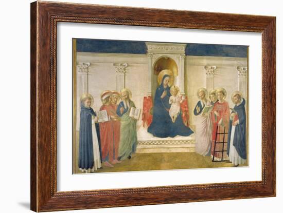 The Madonna delle Ombre, 1450-Fra Angelico-Framed Giclee Print