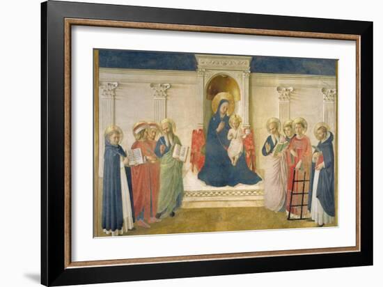 The Madonna delle Ombre, 1450-Fra Angelico-Framed Giclee Print