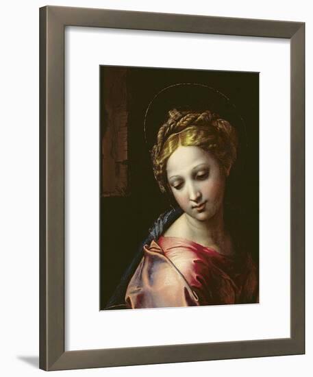 The Madonna (Detail), C.1518-Raphael-Framed Giclee Print