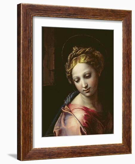 The Madonna (Detail), C.1518-Raphael-Framed Giclee Print