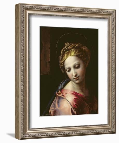 The Madonna (Detail), C.1518-Raphael-Framed Giclee Print