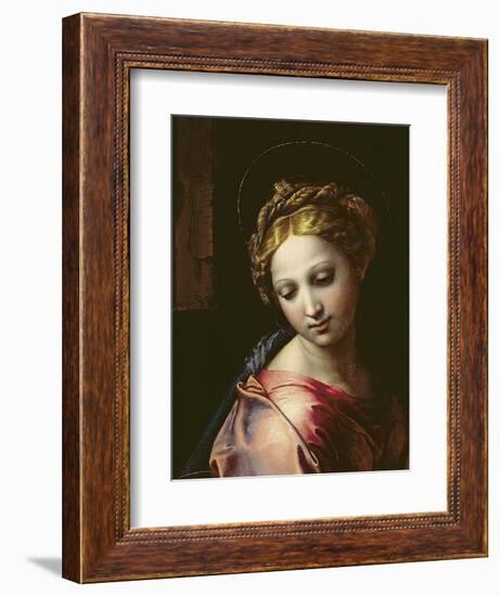 The Madonna (Detail), C.1518-Raphael-Framed Giclee Print