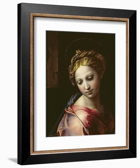 The Madonna (Detail), C.1518-Raphael-Framed Giclee Print