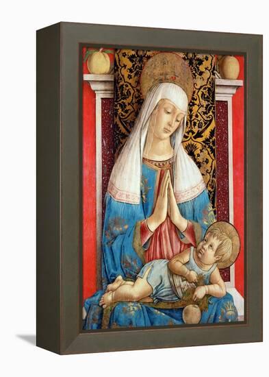 The Madonna Di Poggio Brette (Tempera on Panel)-Carlo Crivelli-Framed Premier Image Canvas