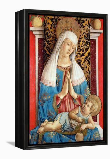 The Madonna Di Poggio Brette (Tempera on Panel)-Carlo Crivelli-Framed Premier Image Canvas