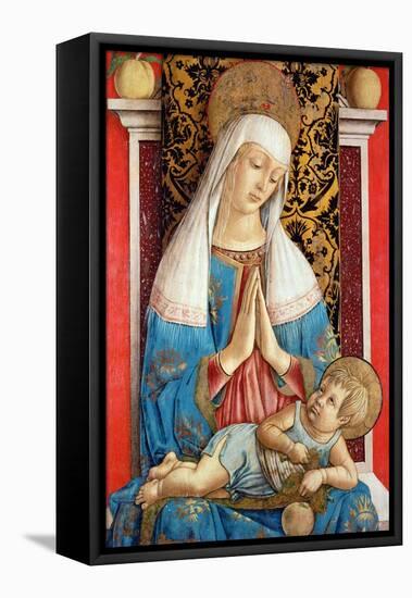 The Madonna Di Poggio Brette (Tempera on Panel)-Carlo Crivelli-Framed Premier Image Canvas