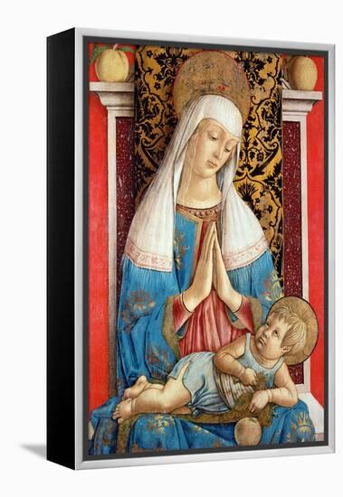 The Madonna Di Poggio Brette (Tempera on Panel)-Carlo Crivelli-Framed Premier Image Canvas