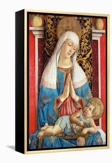 The Madonna Di Poggio Brette (Tempera on Panel)-Carlo Crivelli-Framed Premier Image Canvas