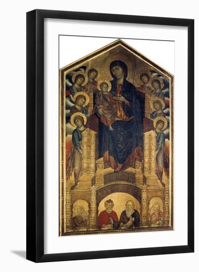 The Madonna in Majesty, 1285-1286-Cimabue-Framed Giclee Print