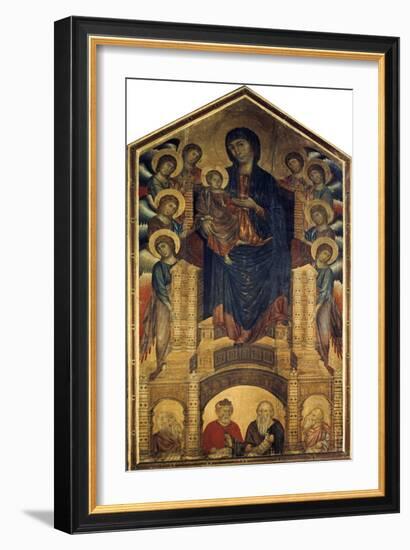 The Madonna in Majesty, 1285-1286-Cimabue-Framed Giclee Print