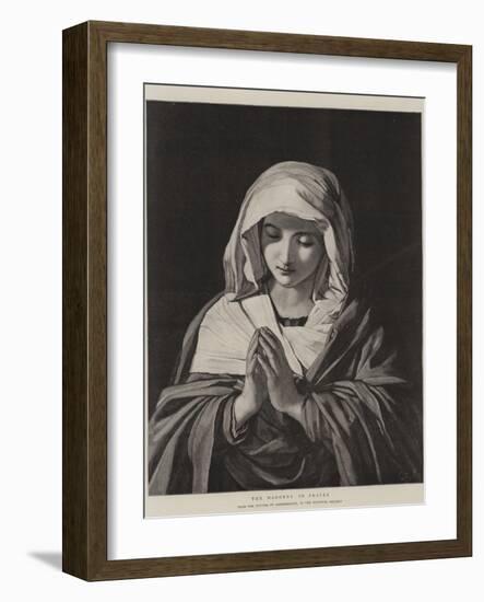 The Madonna in Prayer-Il Sassoferrato-Framed Giclee Print