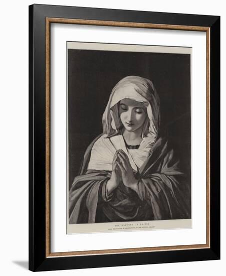 The Madonna in Prayer-Il Sassoferrato-Framed Giclee Print