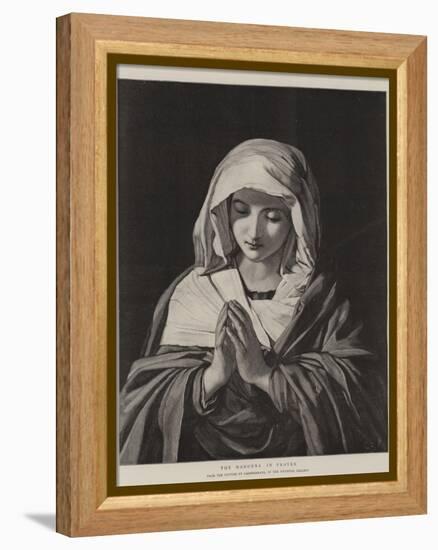 The Madonna in Prayer-Il Sassoferrato-Framed Premier Image Canvas