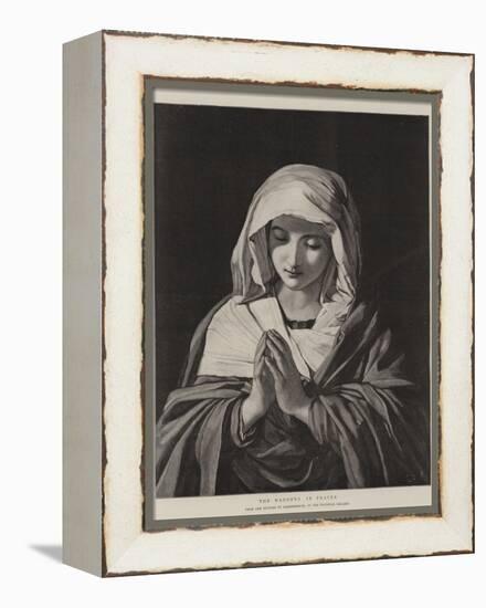 The Madonna in Prayer-Il Sassoferrato-Framed Premier Image Canvas