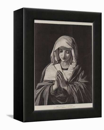 The Madonna in Prayer-Il Sassoferrato-Framed Premier Image Canvas