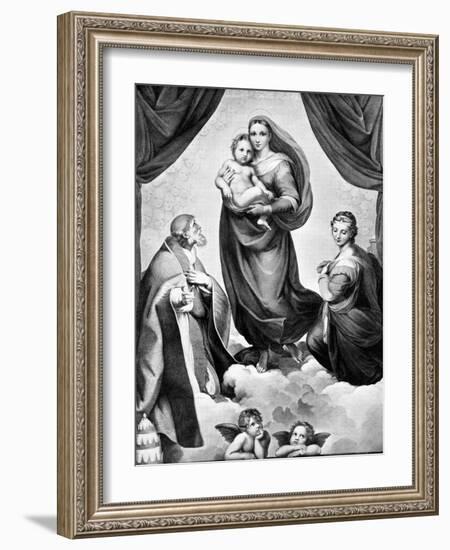 The Madonna in San Sisto, C1512-John L Stoddard-Framed Giclee Print