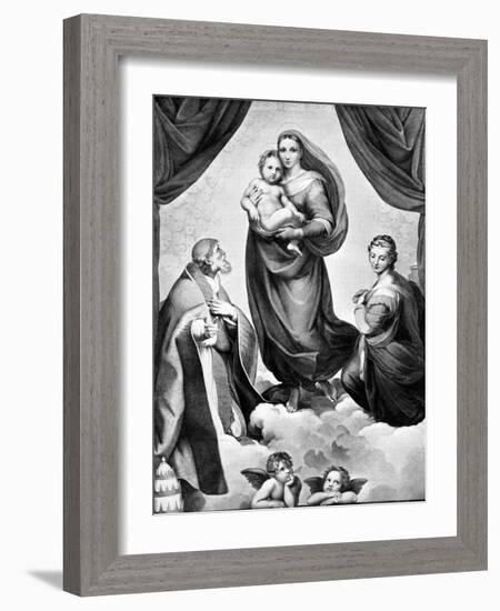 The Madonna in San Sisto, C1512-John L Stoddard-Framed Giclee Print