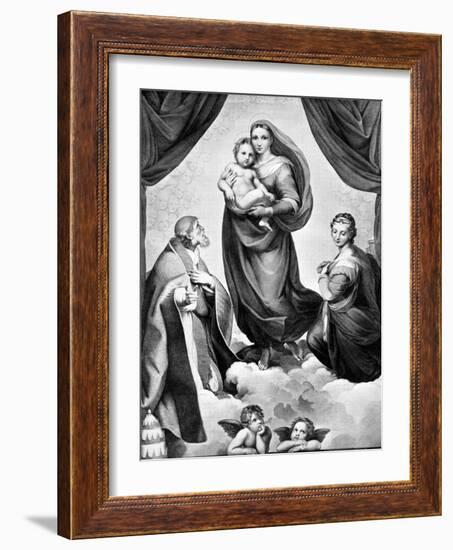 The Madonna in San Sisto, C1512-John L Stoddard-Framed Giclee Print