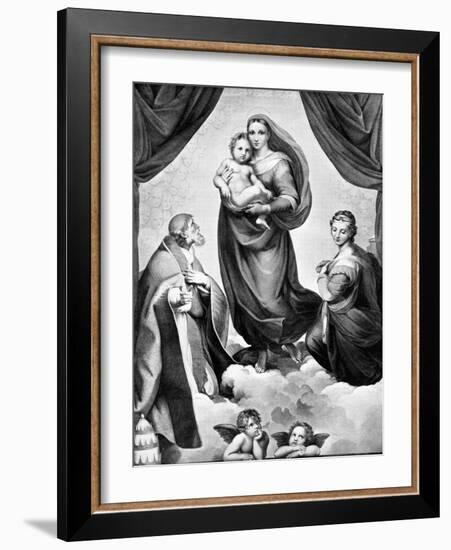 The Madonna in San Sisto, C1512-John L Stoddard-Framed Giclee Print