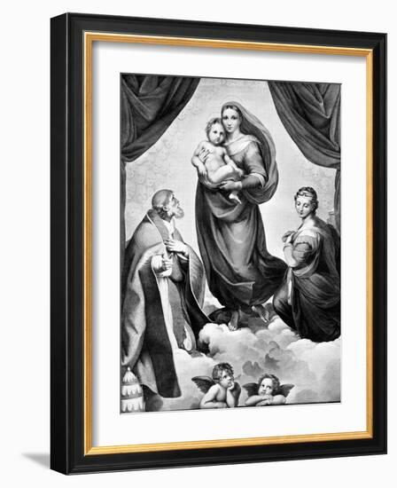 The Madonna in San Sisto, C1512-John L Stoddard-Framed Giclee Print