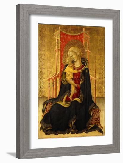 The Madonna of Humility-The Master of the Carrand Tondo-Framed Giclee Print