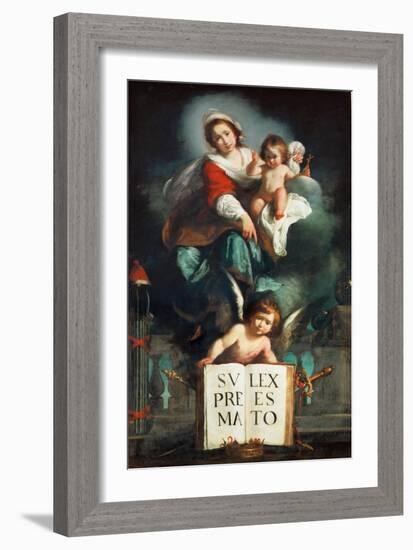 The Madonna of Justice-Bernardo Strozzi-Framed Giclee Print