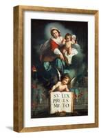 The Madonna of Justice-Bernardo Strozzi-Framed Giclee Print