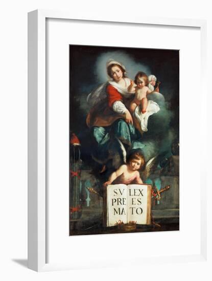 The Madonna of Justice-Bernardo Strozzi-Framed Giclee Print