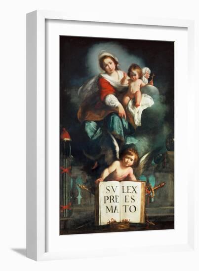 The Madonna of Justice-Bernardo Strozzi-Framed Giclee Print