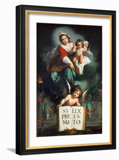 The Madonna of Justice-Bernardo Strozzi-Framed Giclee Print