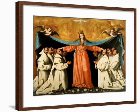 The Madonna of the Carthusians-Francisco de Zurbarán-Framed Giclee Print