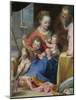 The Madonna of the Cat (La Madonna Del Gatt), Ca. 1575-Federigo Barocci-Mounted Giclee Print