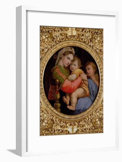 The Madonna of the Chair-Raphael-Framed Giclee Print