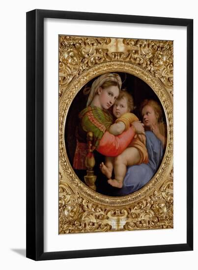 The Madonna of the Chair-Raphael-Framed Giclee Print