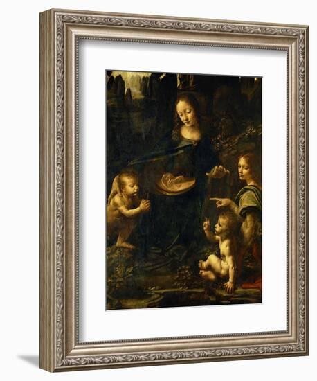 The Madonna of the Rocks-Leonardo da Vinci-Framed Giclee Print