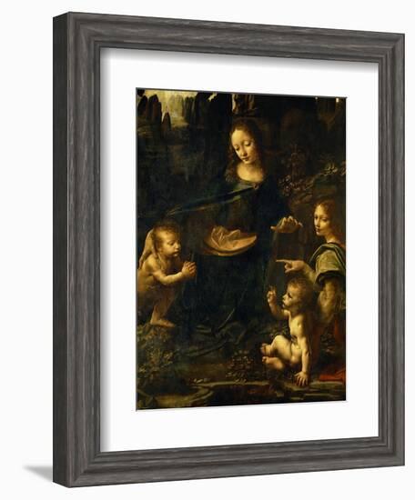 The Madonna of the Rocks-Leonardo da Vinci-Framed Giclee Print