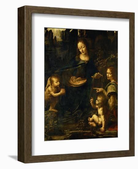 The Madonna of the Rocks-Leonardo da Vinci-Framed Giclee Print