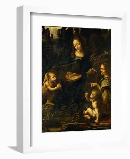 The Madonna of the Rocks-Leonardo da Vinci-Framed Giclee Print