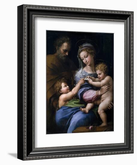 The Madonna of the Rose (Madonna Della Ros), C. 1520-Raphael-Framed Giclee Print