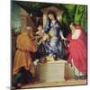 The Madonna of the Roses, 1526 (Oil on Panel)-Lorenzo Lotto-Mounted Giclee Print