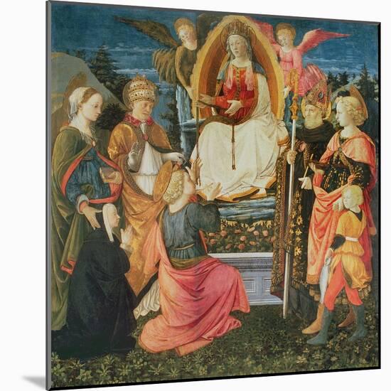 The Madonna of the Sacred Girdle, 1456-Fra Filippo Lippi-Mounted Giclee Print