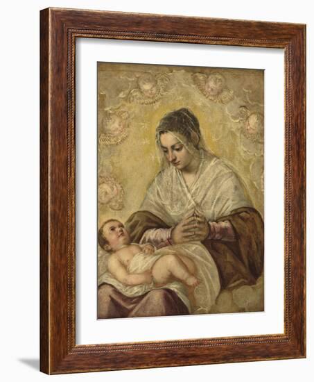 The Madonna of the Stars, c.1550-90-Jacopo Robusti Tintoretto-Framed Giclee Print