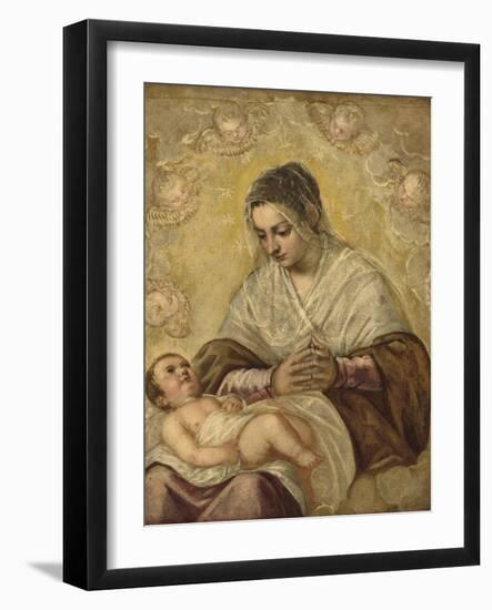 The Madonna of the Stars, c.1550-90-Jacopo Robusti Tintoretto-Framed Giclee Print