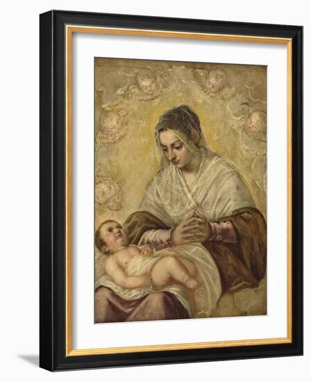 The Madonna of the Stars, c.1550-90-Jacopo Robusti Tintoretto-Framed Giclee Print